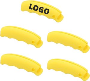Reusable Soft Silicone Lifter Custom Logo Grocery Shopping Bag Handle Pressure Relief Grip for Heavy <b>Plastic</b> Bags and <b>Totes</b> - Product Image 4