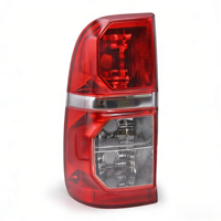 Nouveau Feu Arrière Universel Rouge 126-130 pour Hilux Vigo 2011-2014 Sans Lampe OE 81551-0K150 & 81541-0K140