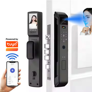 ระบบ<span class=keywords><strong>ล็อค</strong></span>อัจฉริยะจดจำใบหน้า 3 มิติอัตโนมัติเต็มรูปแบบ TUYA WIFI ปลดล็อคระยะไกล รหัสผ่านชั่วคราว <span class=keywords><strong>ล็อค</strong></span>ลายนิ้วมือ - Product Image 1