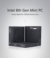 OEM ODM Mini pc x86 sans ventilateur avec emplacement pour carte sim wifi ddr4 In-tel Core i3 i5 i7 Window10 Linux mini pc industriel