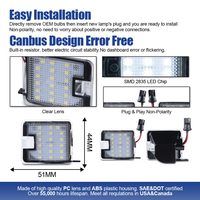 Feux LED haute luminosité sous rétroviseurs, lampes de courtoisie pour Ford C-Max Focus III Kuga Mondeo S-Max, vente en gros
