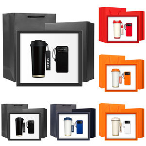 Taza de Viaje Aislada Personalizable con Pajita, Paraguas y Batería Externa, Set de Regalos Ejecutivos para Clientes Corporativos - Product Image 3