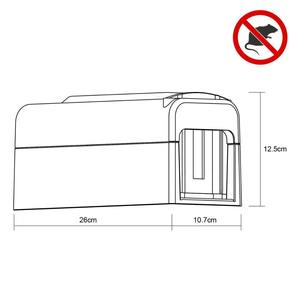Piège à rongeurs électrique intelligent |   Conception anti-choc haute tension et anti-évasion pour la lutte antiparasitaire en intérieur, extérieur, maison et entrepôt - Product Image 2