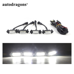 Autodragons pour Tacoma 2016-2019, Grille avant avec éclairage LED, 4 pièces, style Raptor, couvre-grille avec éclairage LED - Product Image 6