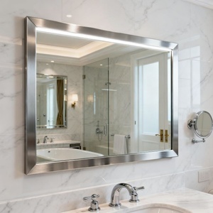 China Manufacture Customized Service Bathroom <b>Mirror</b> Water Proof Durable Great <b>Mirror</b> Can Be Used in Bathroom Home Decor - Product Image 1