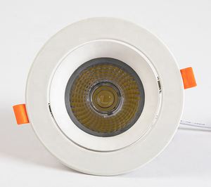 Văn phòng hiện đại khách sạn có thể điều chỉnh ánh sáng tại chỗ ugr 19 chống chói Vòng COB nhôm lõm 110V 5W 12 Watt trimless <span class=keywords><strong>Led</strong></span> Downlight - Product Image 4