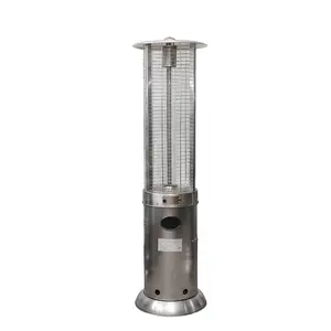 Manufacture stainless steel round glass tube outdoor gas heater target