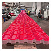 Tuiles de toit espagnoles modernes en résine synthétique, forme ondulée, feuilles de toiture en PVC ASA pour maisons et villas traditionnelles