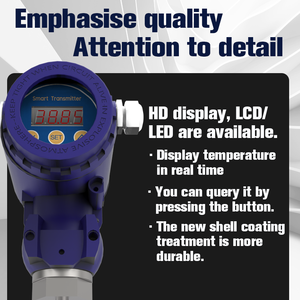 Shelok industriel filetage fixe 4-20mA <span class=keywords><strong>RTD</strong></span> transmetteur de température IP65 étanche antidéflagrant <span class=keywords><strong>PT100</strong></span> capteur pour réservoir Pipeline - Product Image 5