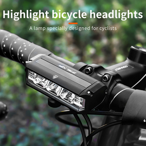 ESLNF 1000 Lumens Phare de guidon de vélo de montagne rechargeable par USB, phare avant <span class=keywords><strong>LED</strong></span> <span class=keywords><strong>pour</strong></span> vélo de route - Product Image 2