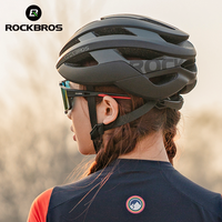 Casque de protection sportive ROCKBROS pour le cyclisme sur route et en montagne, casque de sécurité sportif coloré, casques de vélo pour adultes