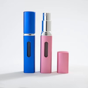 Sang Trọng 8Ml Mini Nước Hoa <span class=keywords><strong>Atomizer</strong></span> Refillable Nhôm Du Lịch Chai Với Dưới Điền Kim Loại Cơ Sở - Product Image 4