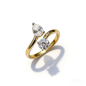 <b>CUSTOM</b> SILVER 10K/14K/18 SOLID GOLD CLASSIC Lab-Grown CVD IGI VVS-VS Oval Cut ENGAGEMENT PARTY FASHION CLUSTER <b>RING</b> - Product Image 1