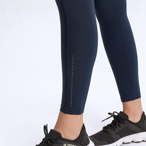 Mallas de Yoga para mujer, Leggings de cintura alta con estampado de glúteos y lazo suave, con bolsillos y sensación desnuda, para Fitness y gimnasio, DL021 - Product Image 6