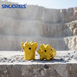 Sinodrills Forets de Roche Coniques 7 Boutons 38mm avec Plaquettes Mitsubishi en Carbure pour Construction et Exploitation Minière, Neufs ou d'<span class=keywords><strong>Occasion</strong></span> - Product Image 3