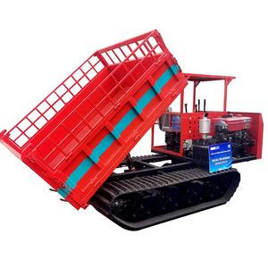 Trasportatore agricolo cingolato 3/5t dell'autocarro con cassone ribaltabile cingolato idraulico di prezzi economici della cina da vendere - Product Image 4