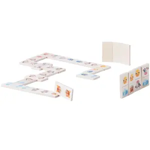 Jeu de dominos en bois, animaux, gadgets personnalisés - Product Image 2