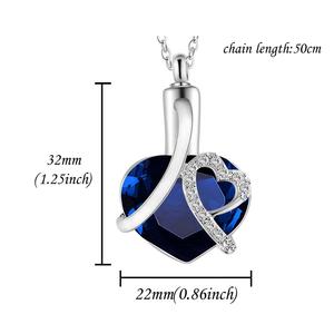 Collier <span class=keywords><strong>de</strong></span> bijoux <span class=keywords><strong>de</strong></span> crémation des cendres, pendentif commémoratif en forme <span class=keywords><strong>de</strong></span> cœur en pierre <span class=keywords><strong>de</strong></span> naissance avec kit <span class=keywords><strong>de</strong></span> remplissage et cadeau-<span class=keywords><strong>toujours</strong></span> avec <span class=keywords><strong>moi</strong></span> - Product Image 2