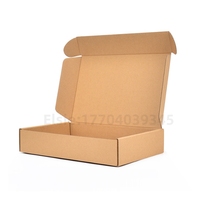 Grandes boîtes d'expédition en carton ondulé mobiles avec logo personnalisé Boîtes express en papier dur spécial pour la logistique postale Emballage en papier ponctuel