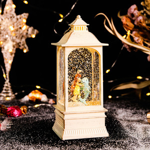 Romantica Scatola Musicale Automatica con Neve, Regalo per Ragazze, Personalizzabile, Funzionamento a Batteria, Dimensioni Medie, Luce LED per Camera da Letto - Product Image 1