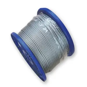 Cuerda de alambre de acero 8x7 + 1x19 de 1,5mm para cable de regulador de ventana automático