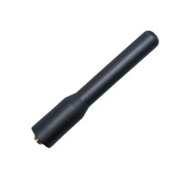 Antenne GENTONG TP69 UHF 400-480MHz 6,5 cm en caoutchouc pour talkie-walkie vertical, radio bidirectionnelle Baofeng Kenwood Ham