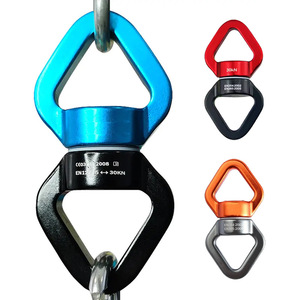 Connecteur rotatif d'escalade 30Kn bleu noir certifié EN12278 pour accès par corde en extérieur - Product Image 3