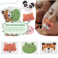 Bande adhésive buccale en forme d'anneau pour enfants pour dormir, OEM, bandes de sommeil indolores pour enfants, patch anti-respiration buccale, confortable toute la nuit