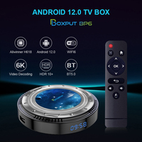 Boîtier TV intelligent BOXPUT BP6 Allwinner H618 avec Wi-Fi 6, Bluetooth 5.0, 6K HDR 10+, Android 12.0, prise en charge 4K, USB 3.0, 2.4G/5G GRATUIT