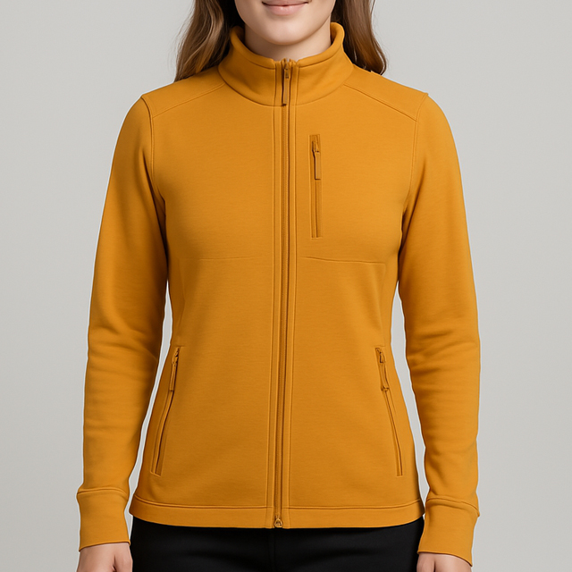 Merino Wool Tops For Women Outerwear Outdoor Warm Slim Hooded Jacket Top For Outdoor Sports