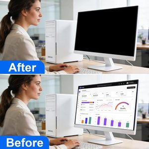 4 vías 360 ° Filtro de Privacidad para Pantalla de Portátil de 24 Pulgadas 16:10, Compatible con HP, Dell, Lenovo, <span class=keywords><strong>Asus</strong></span>, Samsung, Acer, Thinkpad - Product Image 3