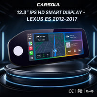 Layar Android 13 12,3 inci 8G+128G untuk Lexus 2014-2017, Carplay Nirkabel, Auto, 1920*720 IPS, Radio Multimedia Player, GPS Navigasi