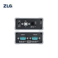 ZLG USBCANFD-400U Antarmuka USB-ke-CAN FD Portabel 4-Saluran Berbahan Logam untuk Analisa CAN FD Otomotif dan Industri