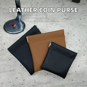 Pochette en cuir PU à fermeture automatique, élégante, rectangulaire, petite bourse portable pour bijoux, boucles d'oreilles, rouge à lèvres - Product Image 2