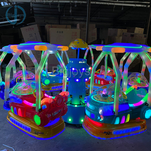 Mini equipo de juego 6 asientos Happy Plane Niños Swing Ride Token Swing Carrusel Flying Chair Ride - Product Image 2