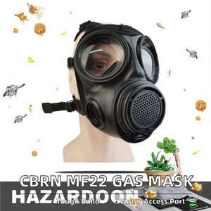 Masker <span class=keywords><strong>Gas</strong></span> CBRN <span class=keywords><strong>MF22</strong></span> Full Face dengan Respirator Kimia dan Cartridge - Product Image 3