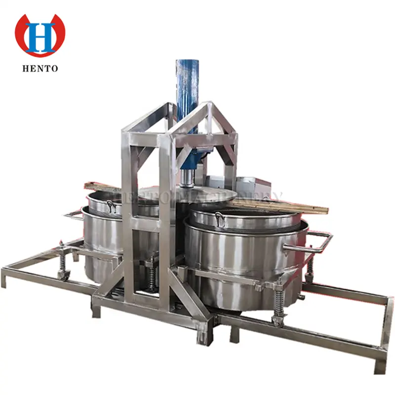 Rice Wine Press / Apple Cider Vinegar Beverage Press Juice Extractor / Hydraulic Fruit and Vegetable Filter Press Machine
