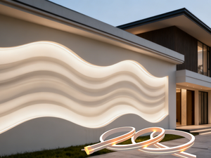 Tira de neón LED avanzada de corte libre, impermeable IP68, Ra95+, flexible lateralmente, 24V, para exteriores, centros comerciales, edificios, torres, villas, logotipos y vestíbulos - Product Image 4