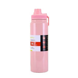 Stainless Steel <b>Thermos</b> Flask 304 Large Capacity With Handle Portable Outdoor Travel Water <b>Bottle</b> For Cycling Hiking Sports - Product Image 2