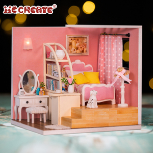 KNWOME Kit de maison de poupée miniature en bois 1:24, design 3D fait main, cadeau idéal pour les adolescentes avec une chambre de rêve, Know Me - Product Image 3