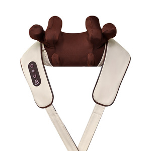 Suministros para el Cuidado de <span class=keywords><strong>la</strong></span> Salud, Productos de Masaje, Masajeador Eléctrico de Cuello y Hombros con Tres Cabezales 8D, Amasamiento Shiatsu y Calor - Product Image 1