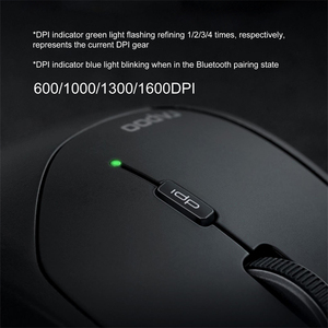 Rapoo MT550 Hot Bán có thể chuyển đổi BT 1600DPI lập trình có dây 2.4G máy tính 6D Ergonomic chuột không dây - Product Image 5