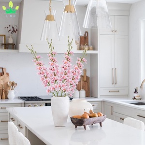 Nhân Tạo <span class=keywords><strong>Delphinium</strong></span> Hoa Cao Dài Thân Cây Cho Cao Bình Màu Hồng Lụa <span class=keywords><strong>Delphinium</strong></span> Thân Cây Hoa Sắp Xếp Đám Cưới Vườn Trang Trí Nội Thất - Product Image 5