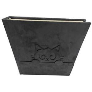 <span class=keywords><strong>Album</strong></span> <span class=keywords><strong>photo</strong></span> de fiançailles 4x6'' en velours noir avec motif chat, personnalisable, haute qualité, vente chaude, idéal pour un cadeau - Product Image 1