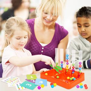 Gioco Educativo Montessori 2024 con Perline Arcobaleno in Plastica, Puzzle <span class=keywords><strong>di</strong></span> Smistamento Colori e Conteggio <span class=keywords><strong>per</strong></span> <span class=keywords><strong>Bambini</strong></span> dai <span class=keywords><strong>3</strong></span> ai 5 <span class=keywords><strong>Anni</strong></span>, Giocattolo Impilabile Prescolare - Product Image 6