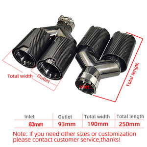Embouts d'échappement en fibre de carbone pour <span class=keywords><strong>BMW</strong></span> Série 3 320i 328i <span class=keywords><strong>330i</strong></span> 335i G20 G28 - Product Image 2