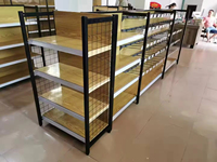 Robuste Supermarkt-Metallregale Ausstellungsständer Gondelregale aus Kaltgewalztem Stahl Schnelle Montage Präsentationsständer 3-Jahres-Garantie