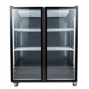 Enfriador de Bebidas <span class=keywords><strong>Coca</strong></span> <span class=keywords><strong>Cola</strong></span> con Puerta de Vidrio, Doble Puerta, Logotipo Personalizado para Distribuidores y Proveedores de Marca - Product Image 1