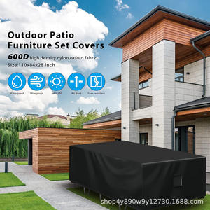 Housse de protection pour meubles de patio WOQI 125.98x82.68x27.17 pouces, imperméable, en PVC résistant - Product Image 1