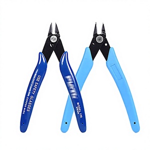 5" Mini Cable Trimming Pliers DIY Grade Steel <b>Hand</b> <b>Tool</b> Plastic Molded Handle Small Bevel Pliers Cutting OEM Support - Product Image 2